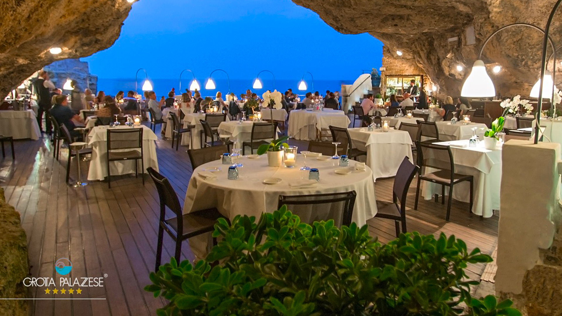 Restaurant Grotta Palazzese, Italie