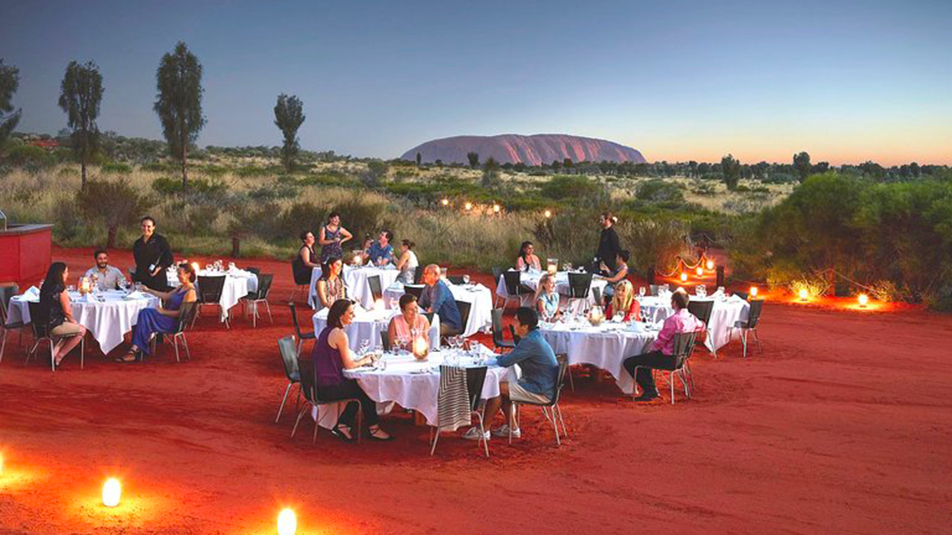Restaurant Le désert au Sounds of Silence, Australie